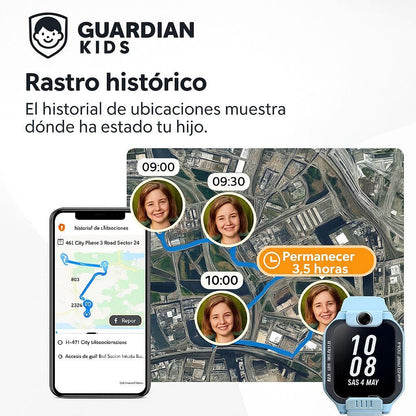 KIT GUARDIAN - Reloj inteligente + Mochila con GPS de regalo